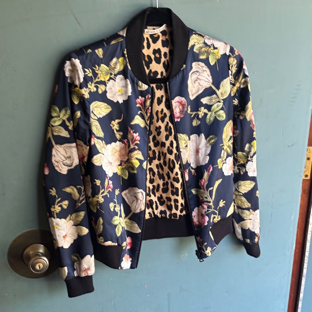 Alice + Olivia Reversible Bomber Jacket